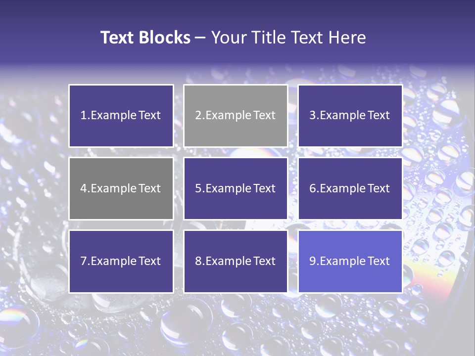 Laser Bright Refraction PowerPoint Template