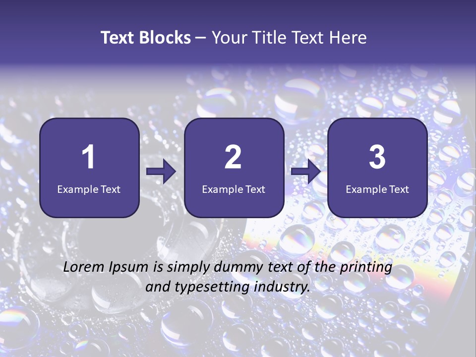 Laser Bright Refraction PowerPoint Template