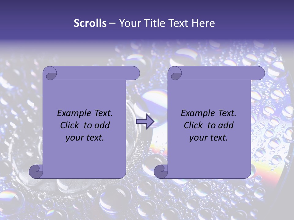 Laser Bright Refraction PowerPoint Template