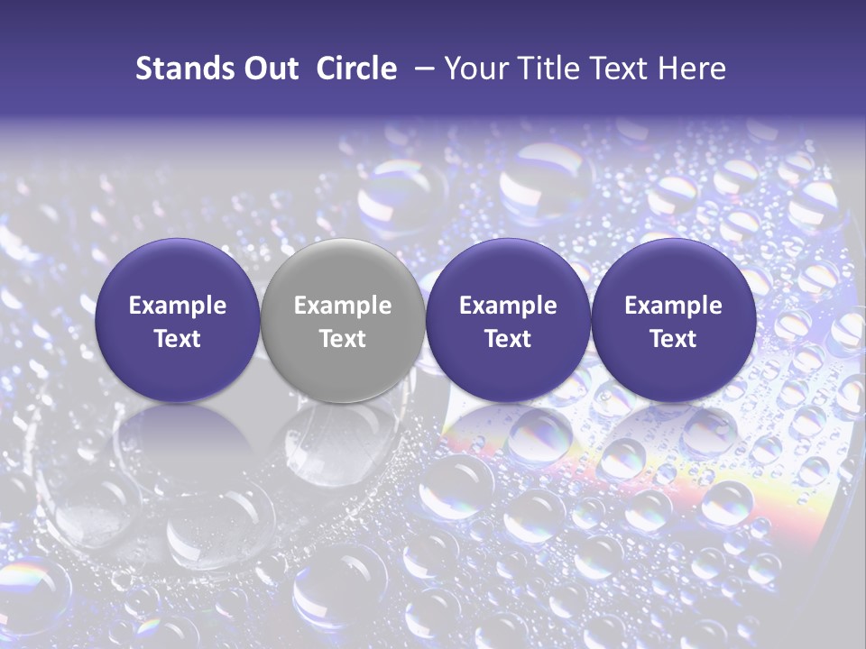 Laser Bright Refraction PowerPoint Template