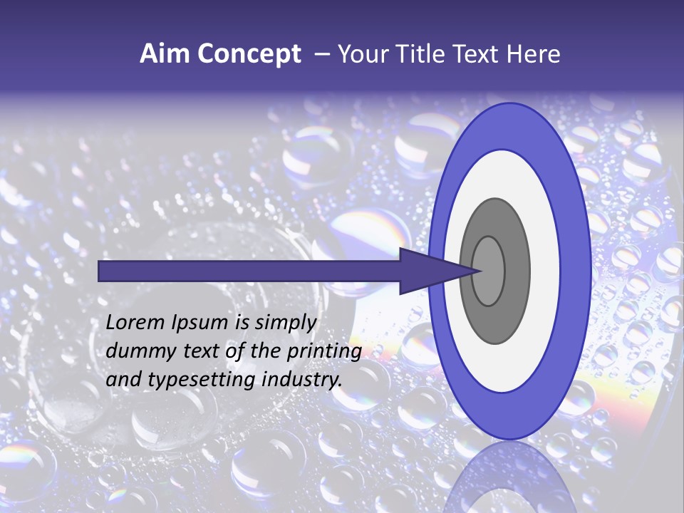 Laser Bright Refraction PowerPoint Template