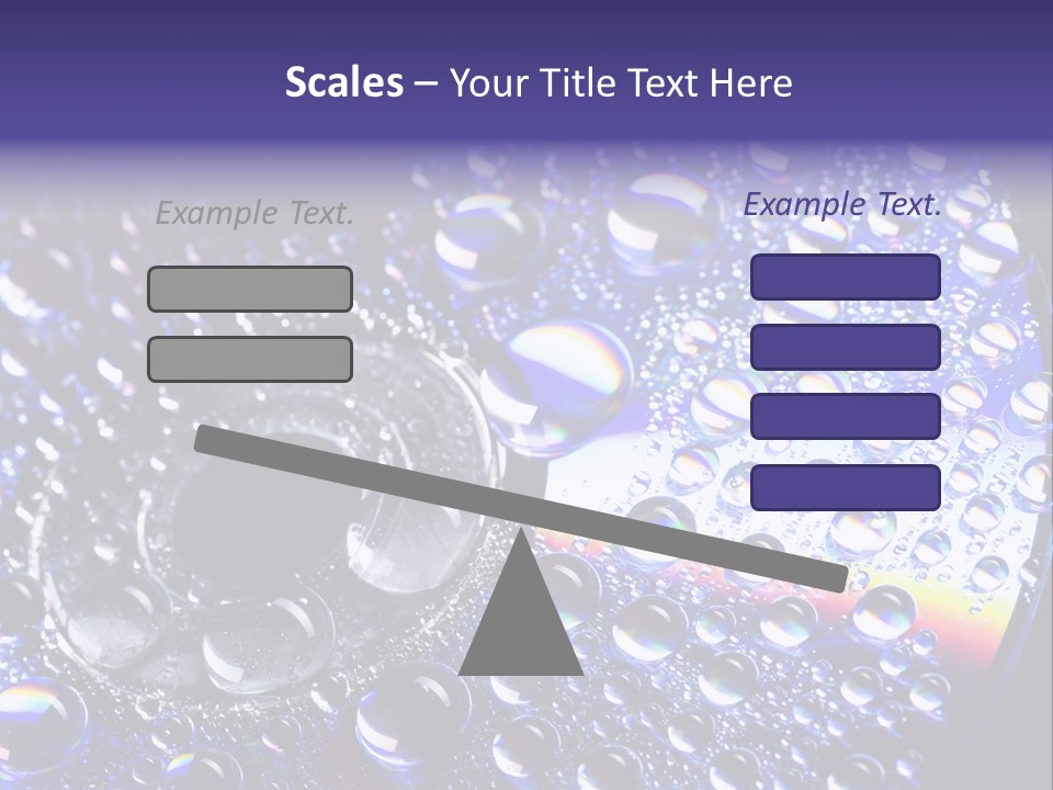 Laser Bright Refraction PowerPoint Template