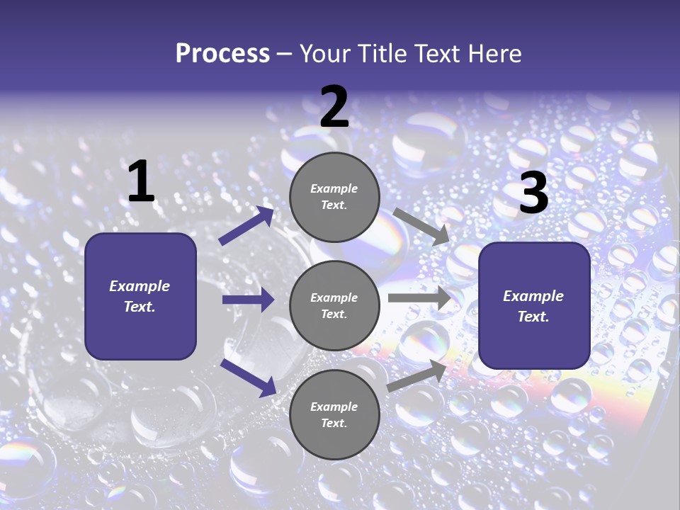 Laser Bright Refraction PowerPoint Template