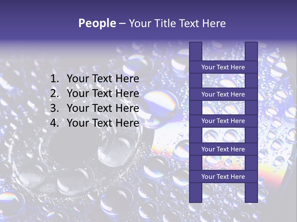 Laser Bright Refraction PowerPoint Template
