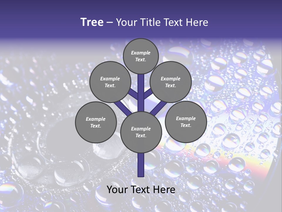 Laser Bright Refraction PowerPoint Template
