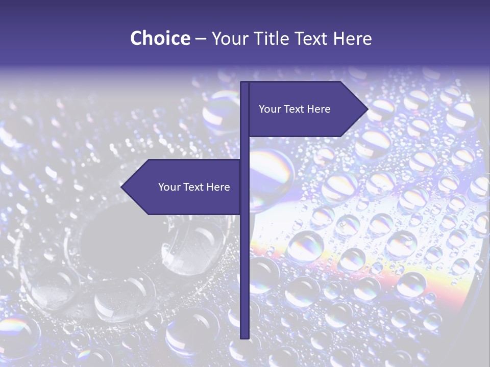 Laser Bright Refraction PowerPoint Template