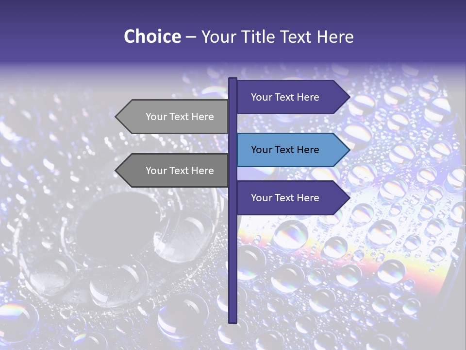 Laser Bright Refraction PowerPoint Template