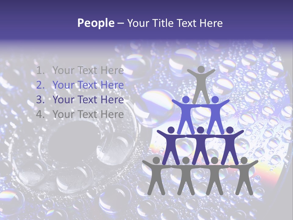 Laser Bright Refraction PowerPoint Template