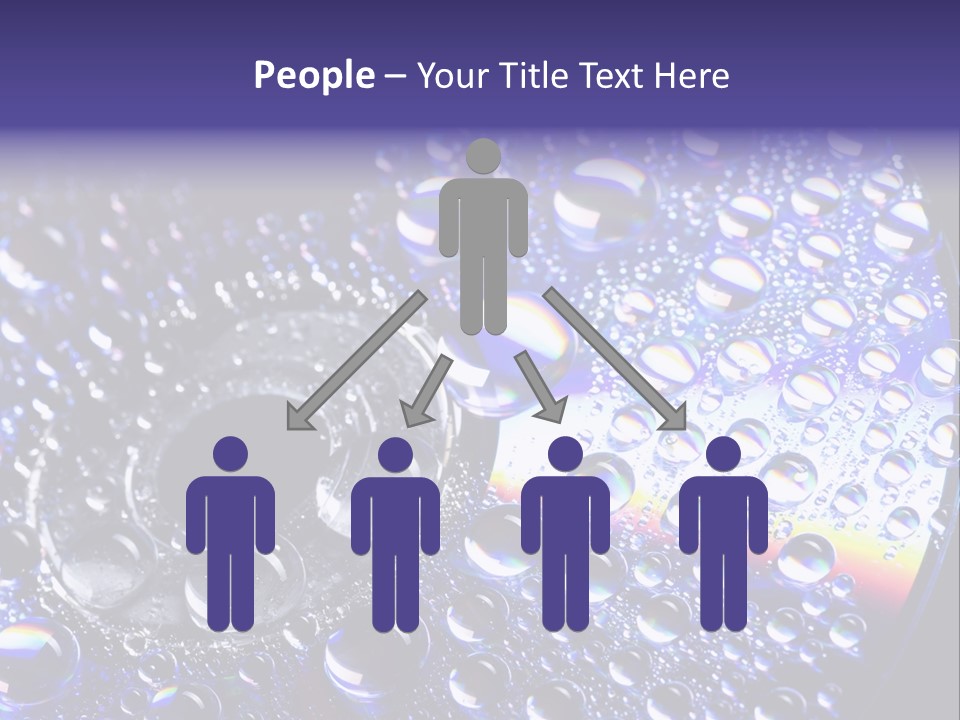 Laser Bright Refraction PowerPoint Template