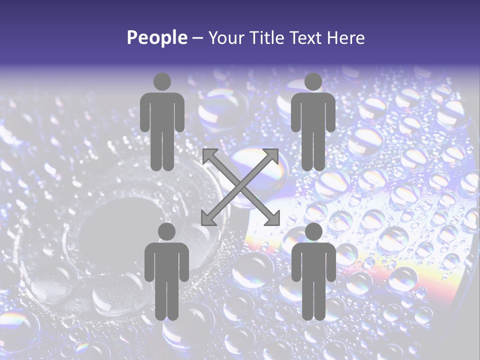 Laser Bright Refraction PowerPoint Template