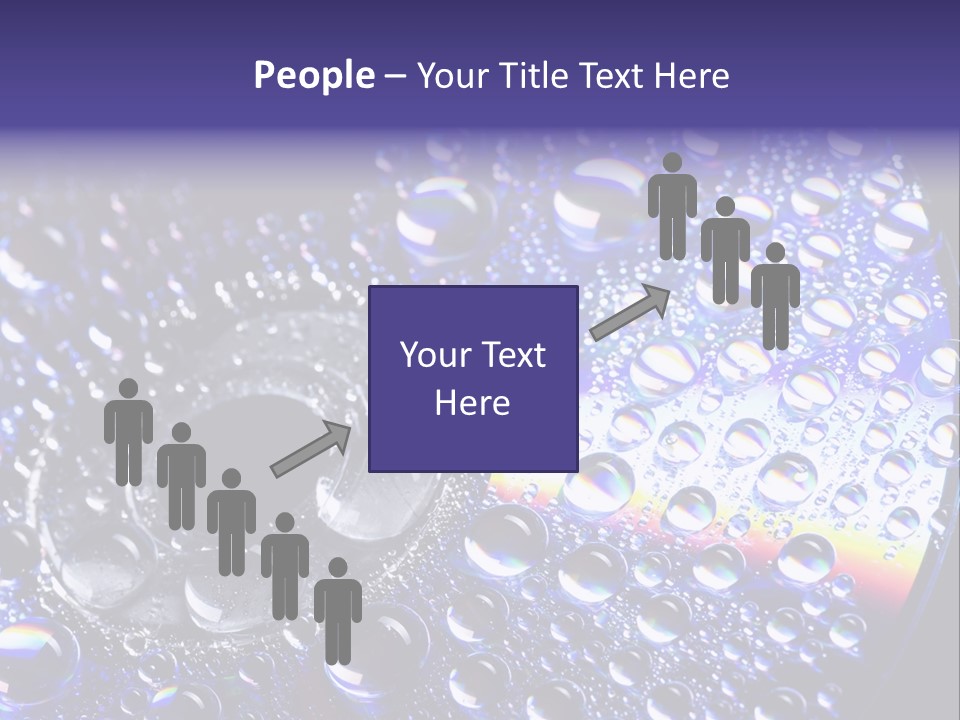 Laser Bright Refraction PowerPoint Template