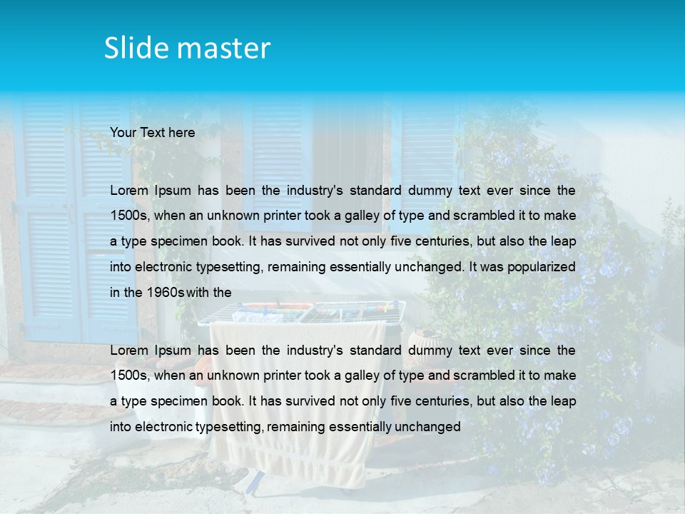 Plant Entries Exterior PowerPoint Template