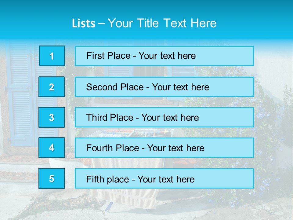 Plant Entries Exterior PowerPoint Template