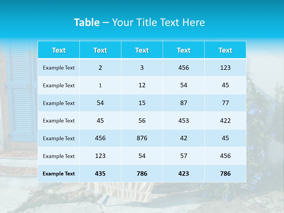 Plant Entries Exterior PowerPoint Template