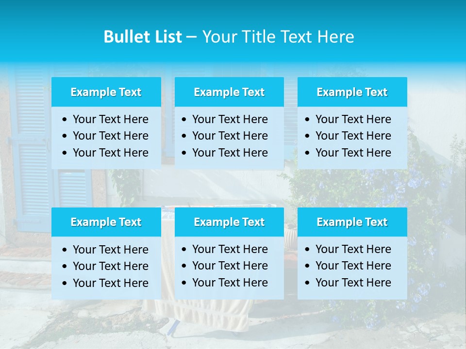 Plant Entries Exterior PowerPoint Template