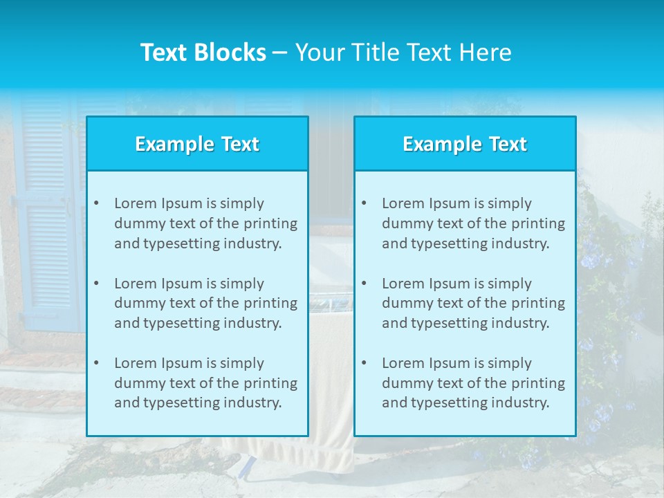 Plant Entries Exterior PowerPoint Template