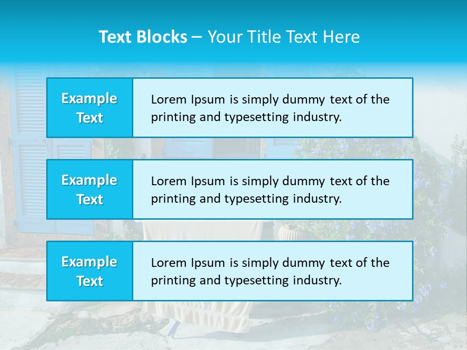 Plant Entries Exterior PowerPoint Template