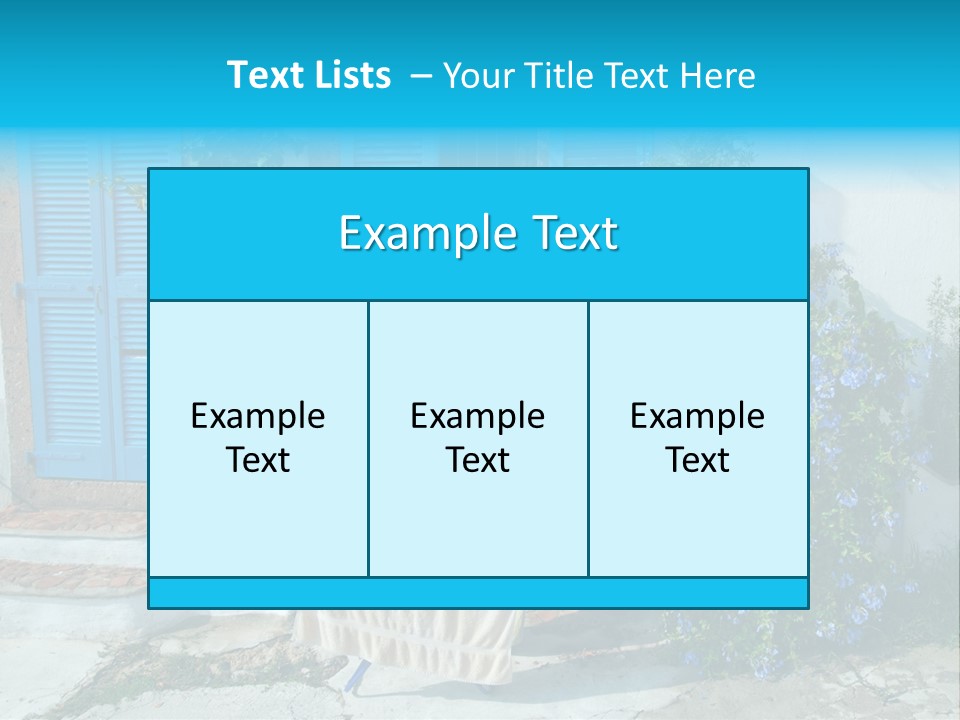 Plant Entries Exterior PowerPoint Template