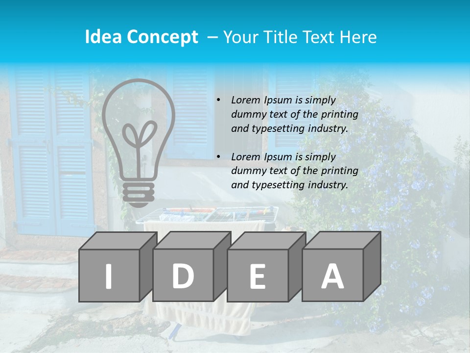 Plant Entries Exterior PowerPoint Template
