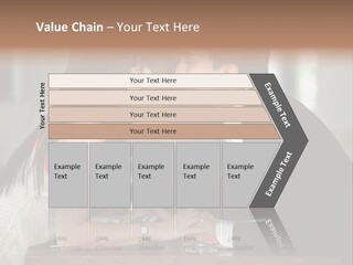 Holding Hands Over Dinner PowerPoint Template