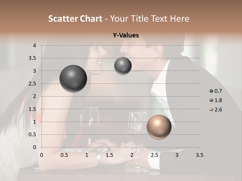 Holding Hands Over Dinner PowerPoint Template