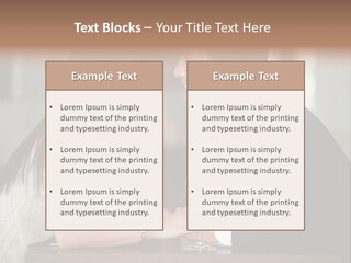 Holding Hands Over Dinner PowerPoint Template