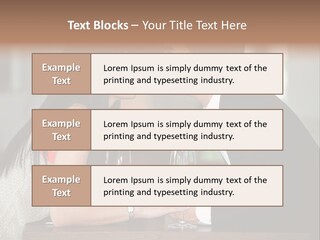 Holding Hands Over Dinner PowerPoint Template