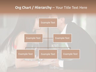 Holding Hands Over Dinner PowerPoint Template