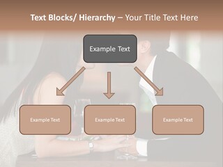 Holding Hands Over Dinner PowerPoint Template