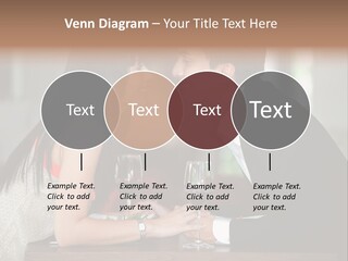 Holding Hands Over Dinner PowerPoint Template