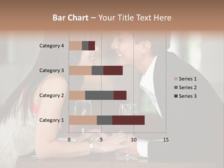Holding Hands Over Dinner PowerPoint Template