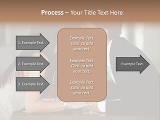 Holding Hands Over Dinner PowerPoint Template