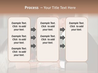 Holding Hands Over Dinner PowerPoint Template