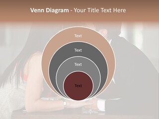 Holding Hands Over Dinner PowerPoint Template