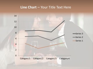 Holding Hands Over Dinner PowerPoint Template