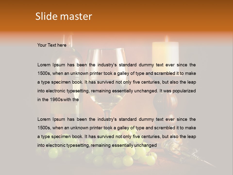 Wine Glass PowerPoint Template