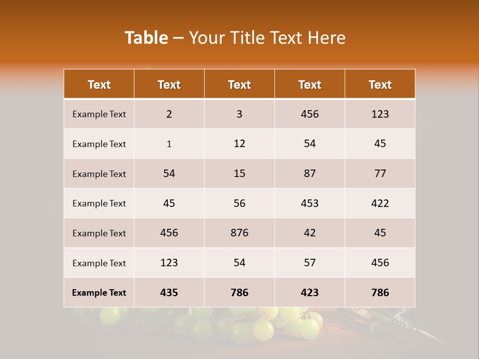 Wine Glass PowerPoint Template
