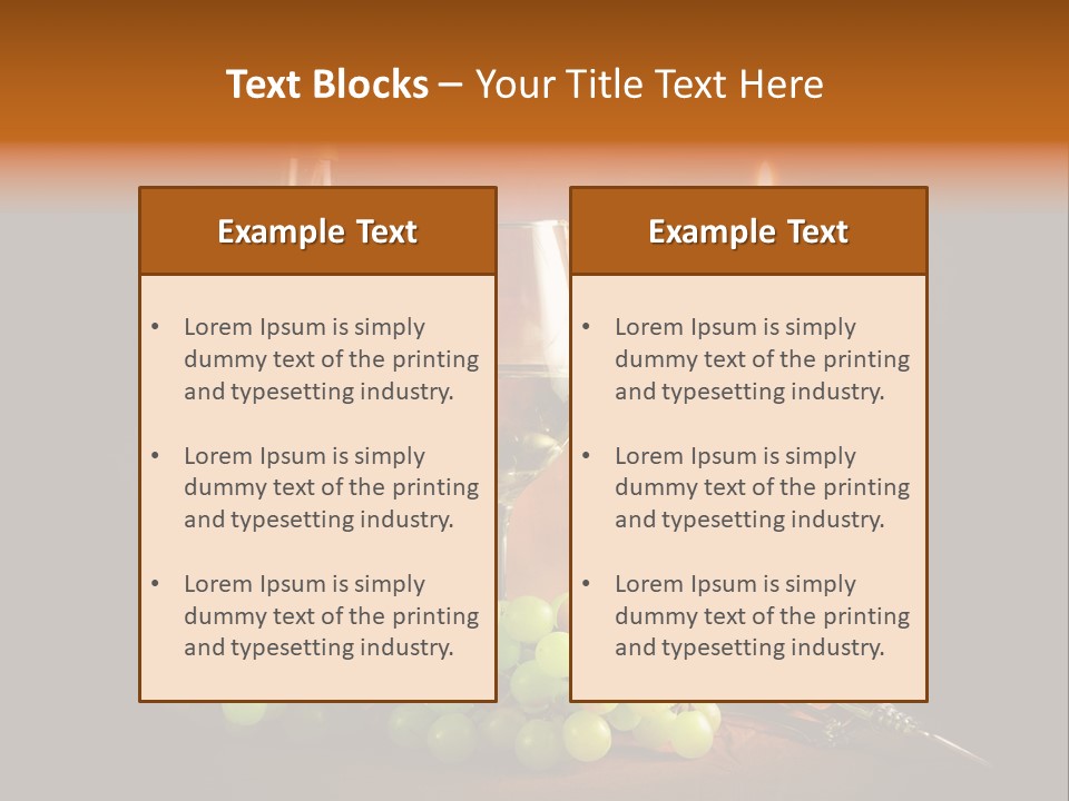 Wine Glass PowerPoint Template