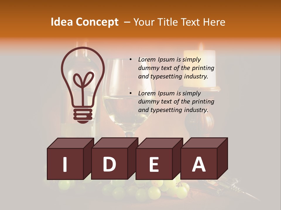 Wine Glass PowerPoint Template