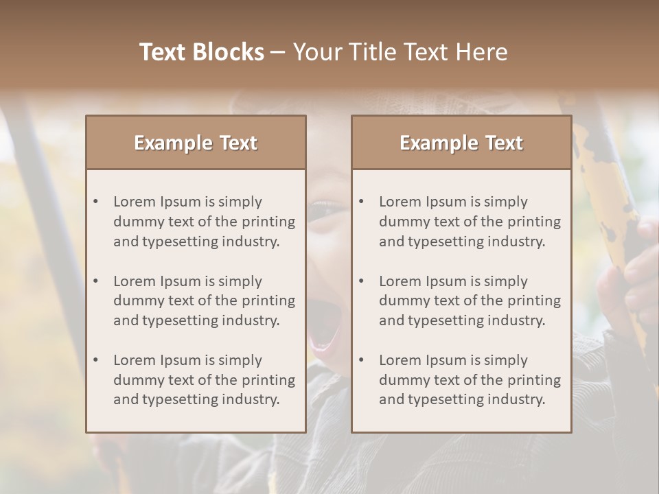 Children And Family PowerPoint Template