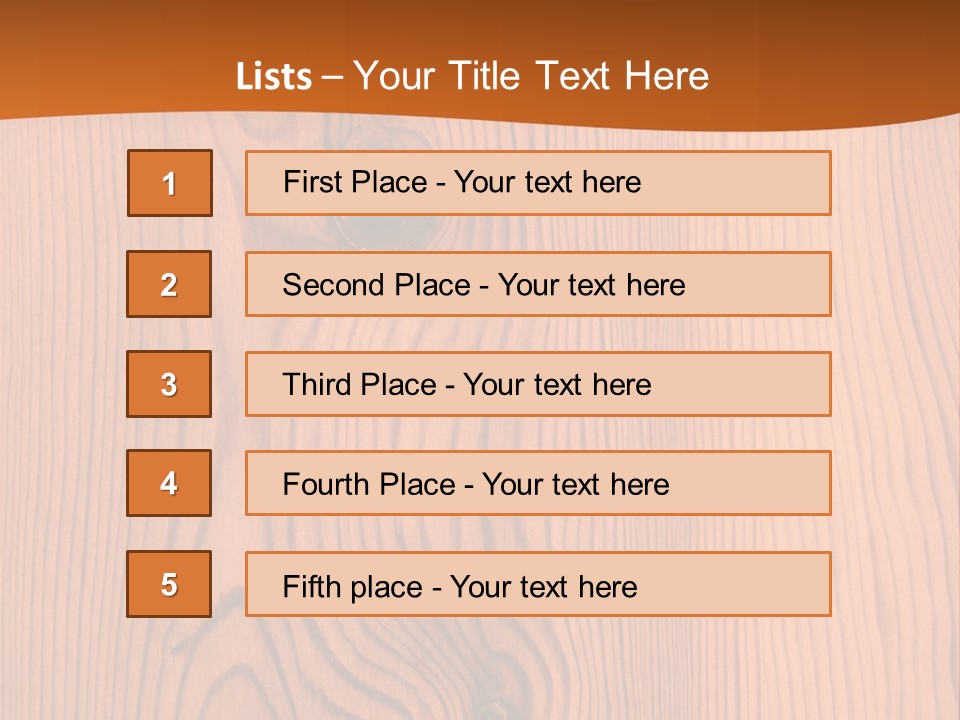 Wood Textures PowerPoint Template