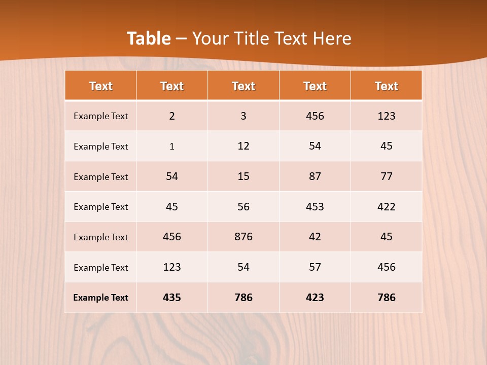 Wood Textures PowerPoint Template