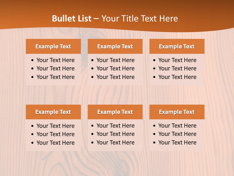 Wood Textures PowerPoint Template