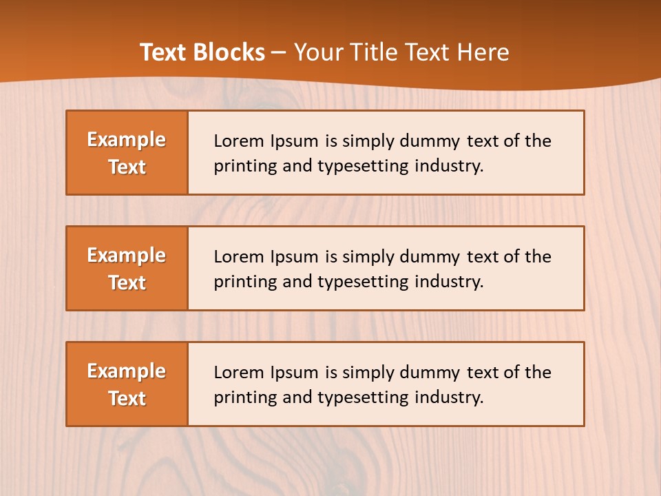 Wood Textures PowerPoint Template