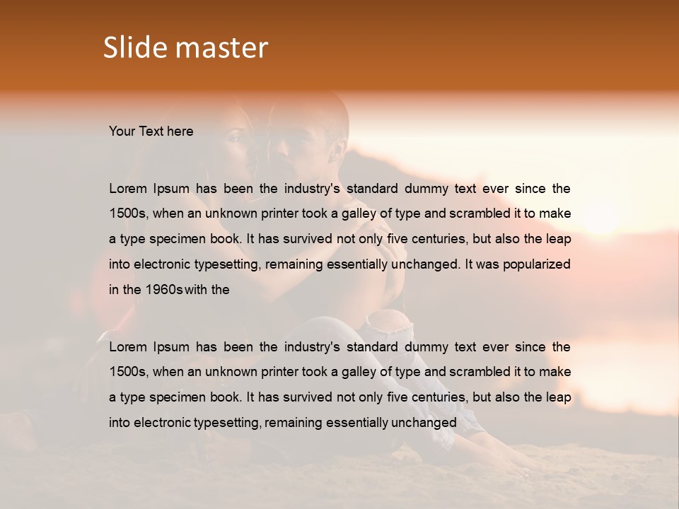 Romance Couple PowerPoint Template