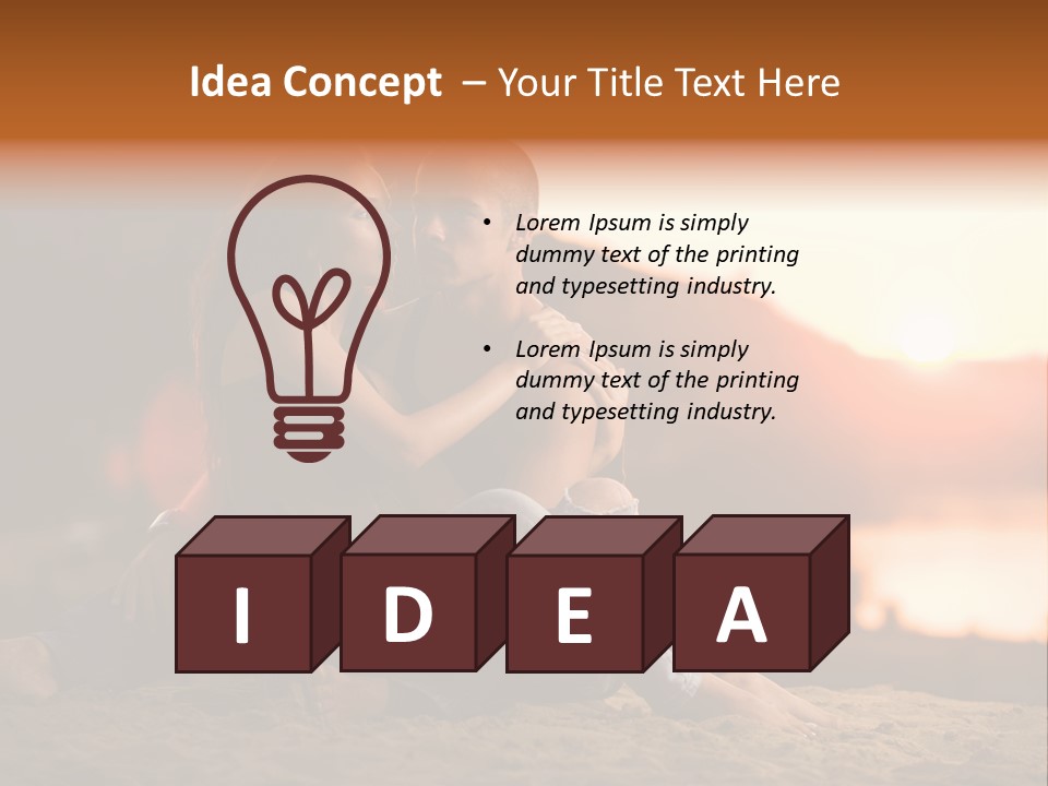 Romance Couple PowerPoint Template