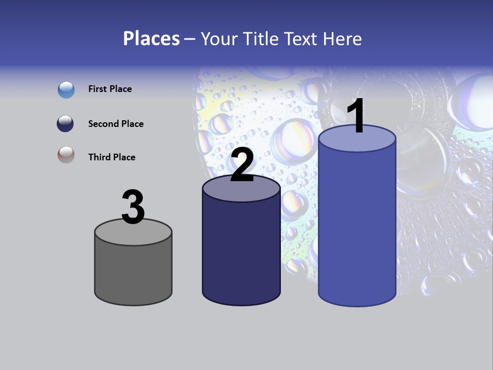 Refraction Laser Drop PowerPoint Template