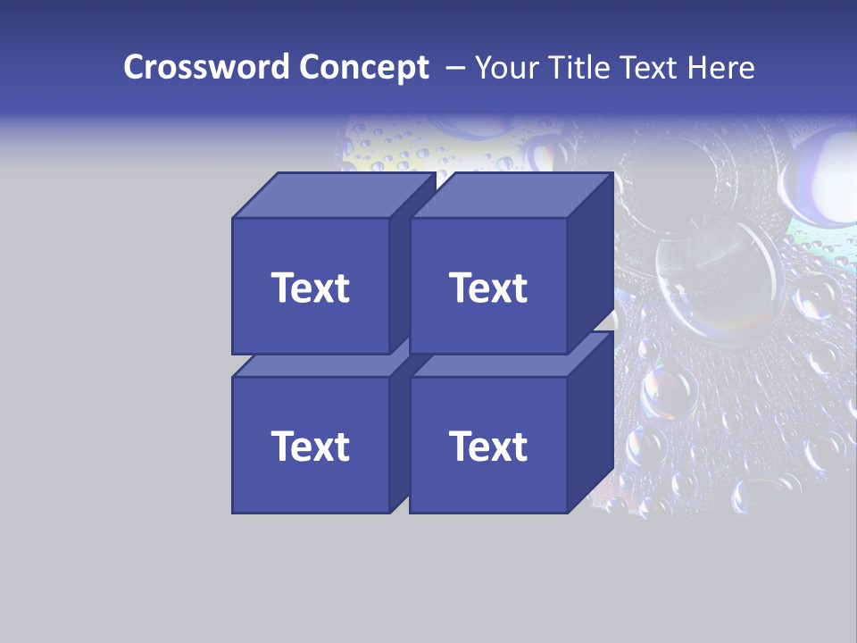 Refraction Laser Drop PowerPoint Template