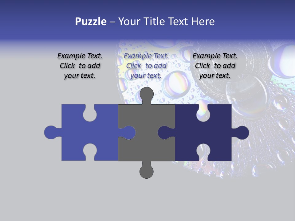 Refraction Laser Drop PowerPoint Template