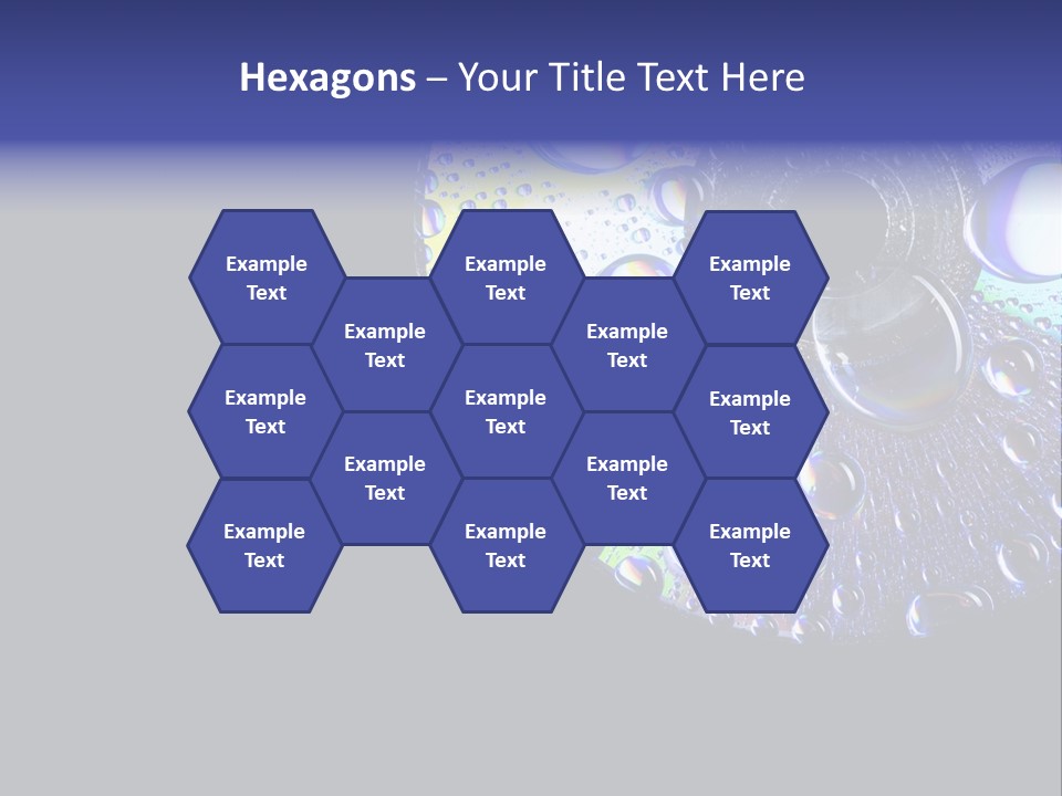 Refraction Laser Drop PowerPoint Template